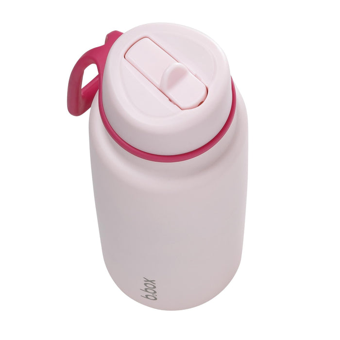 B.Box 1L Insulated Flip Top Drink Bottle - Pink Paradise