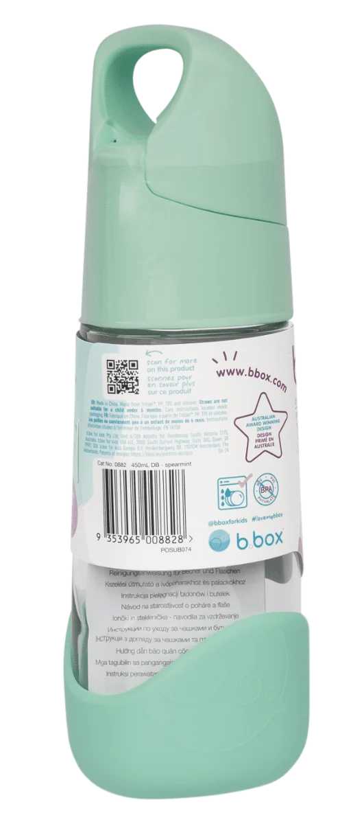 B.Box 450mL Tritan Drink Bottle - Spearmint
