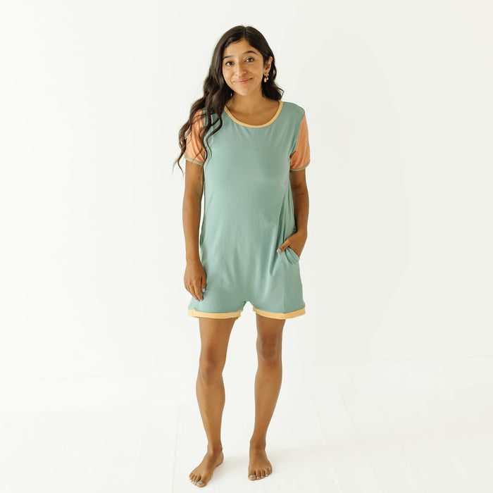 Blush & Breeze Adult Shorty Romper
