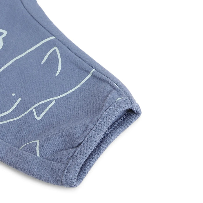 Boys Mid-Rise Printed Relaxed Fit Joggers
