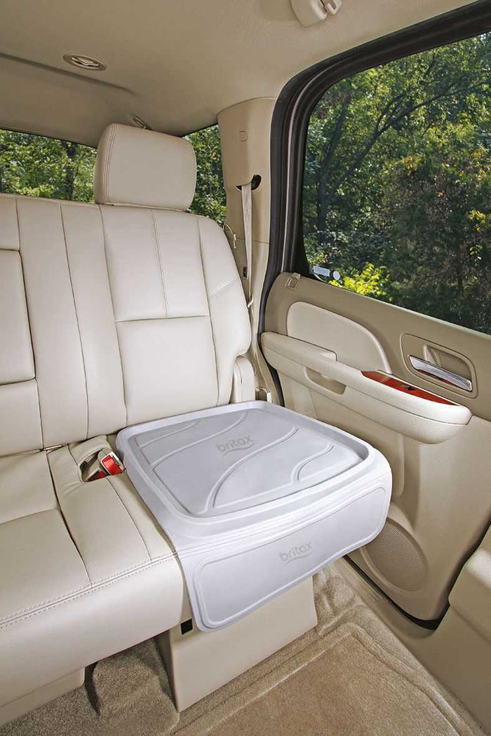 White car seat organizer for Britax Safe-n-Sound Ultimate vehicle seat protector