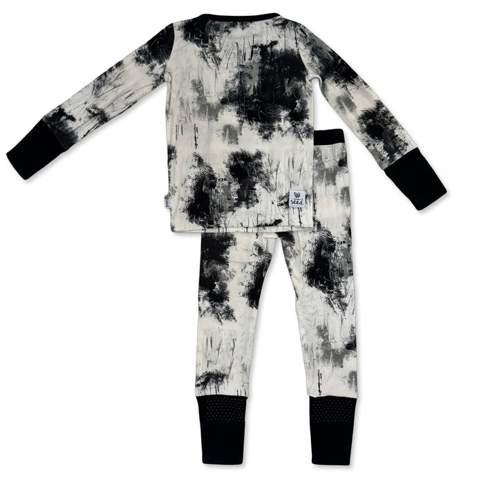 Caden & Crew Black Art All Wrapped Up Two-Piece Set