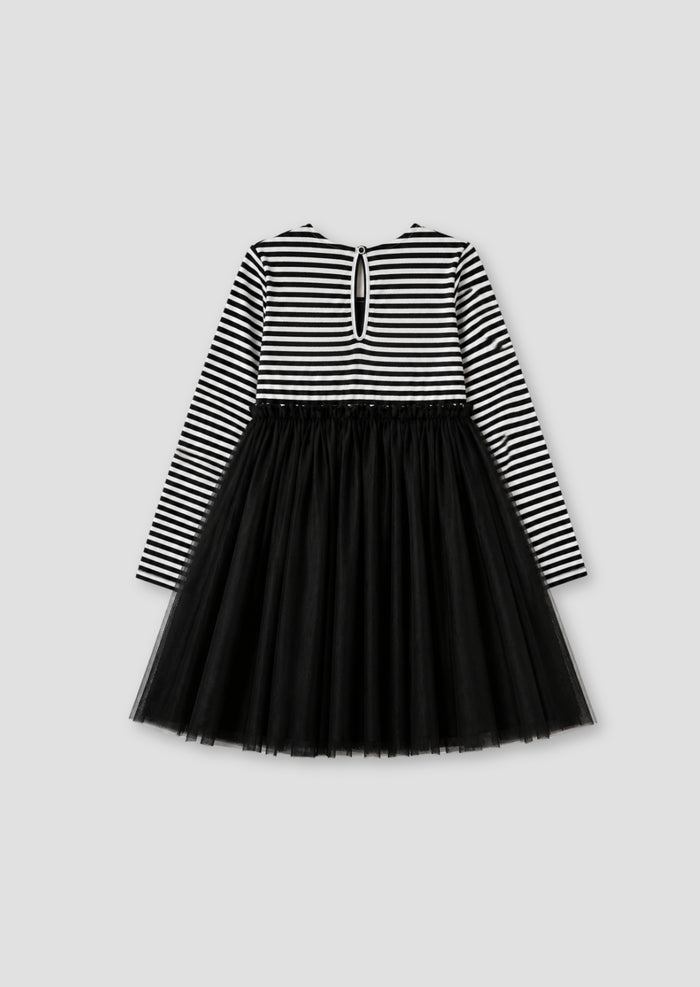 Carrie Jersey Mesh Dress