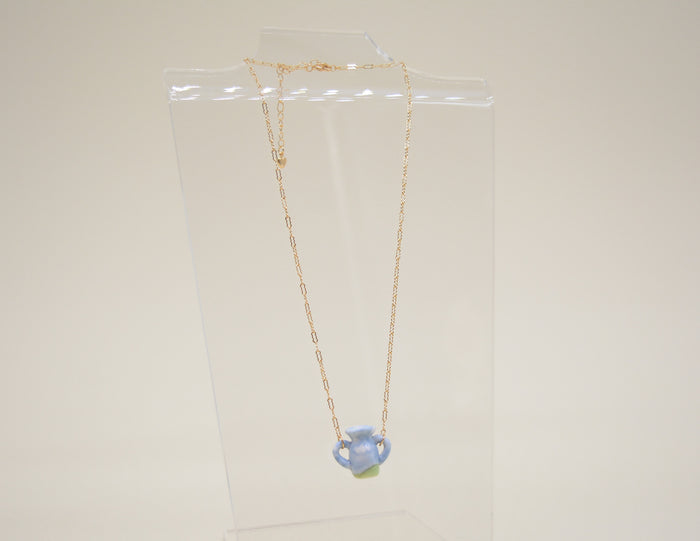 Cloudy Fields Pot Necklace