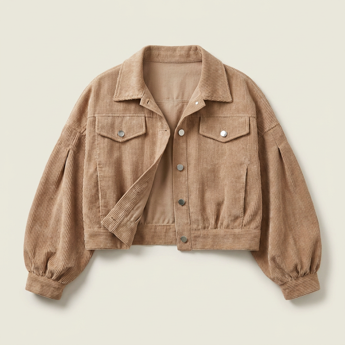Corduroy Cropped Jacket Women Canada | Parcel Theory