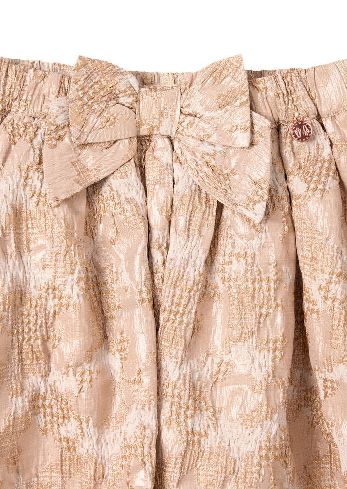 Etta Metallic Jacquard Skirt