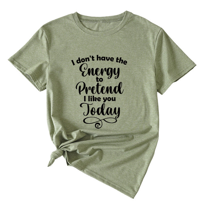 Olive Green (black font) / S