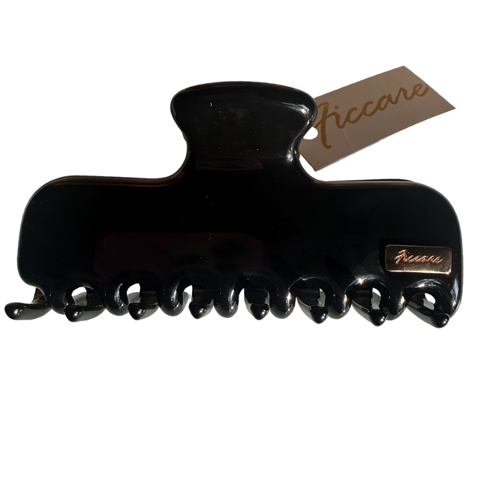 Ficcare Jelly Jaw Claw Clip | Black