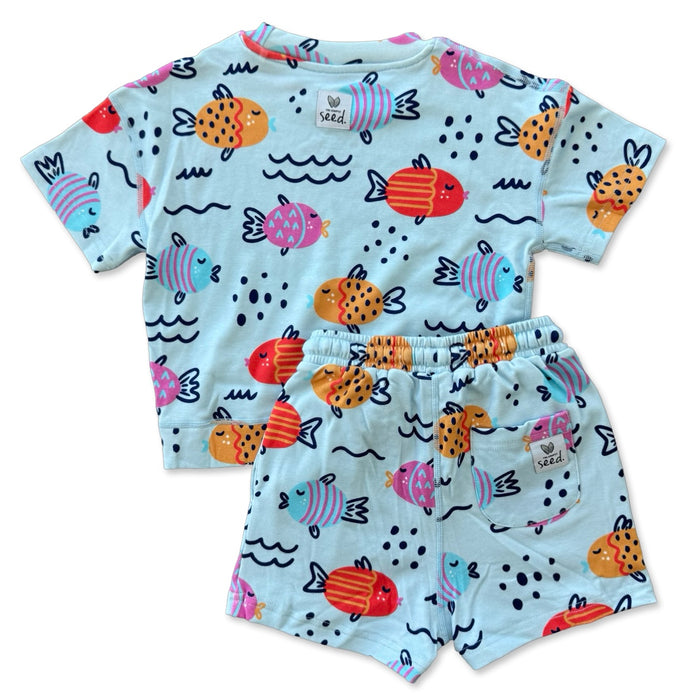 Fishy Kiss CALM CLOUD Short Set