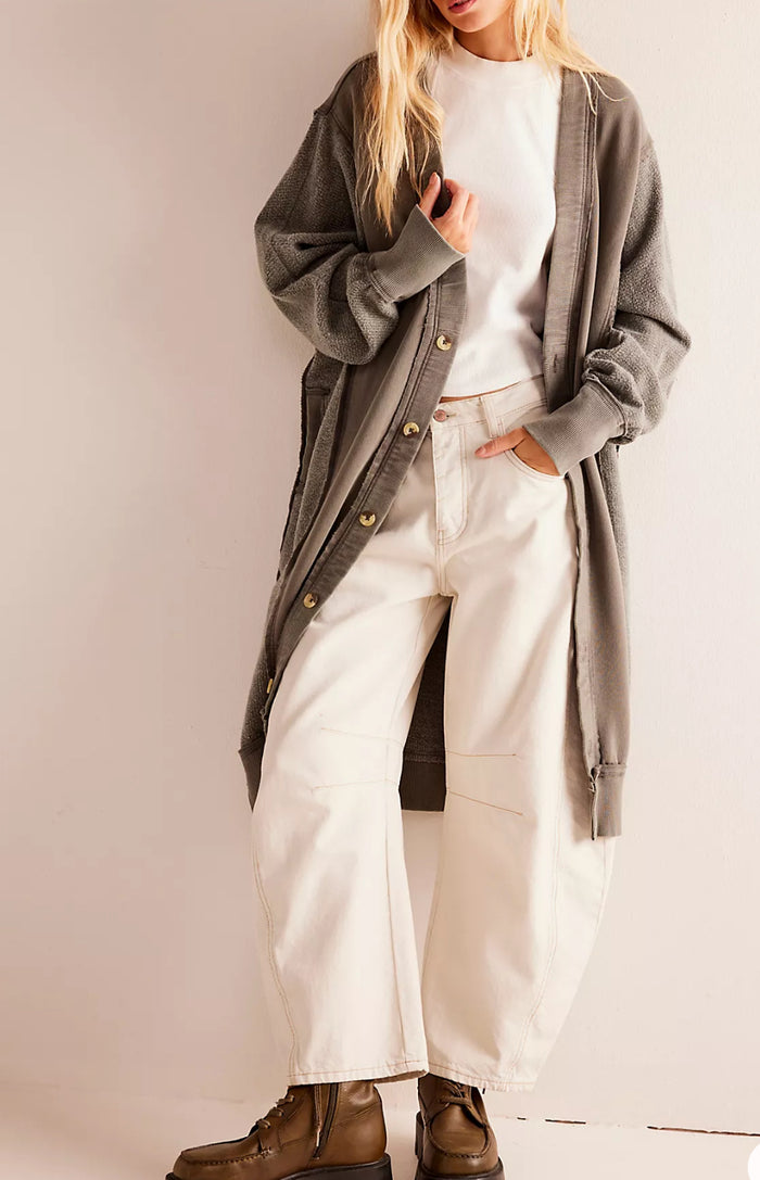 FREE PEOPLE We The Free Dreamy Cardi- washed black