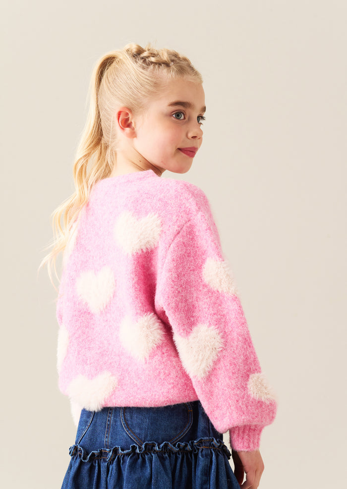 Freya Heart Crew Knit Jumper