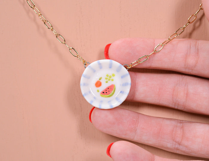 Fruit Plate Necklace