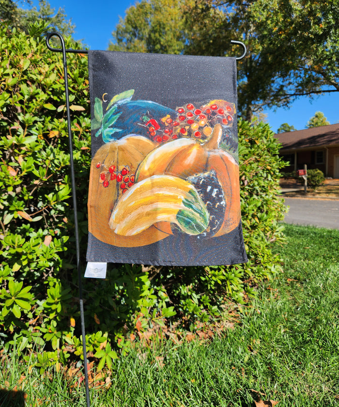 Garden Flags - Gourds & Bittersweet