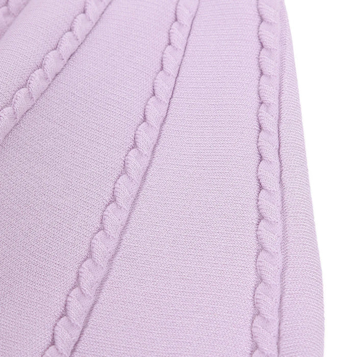 Girls Purple Mini Flared Skirt