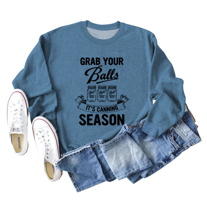 Blue sweater (black color picture) / S