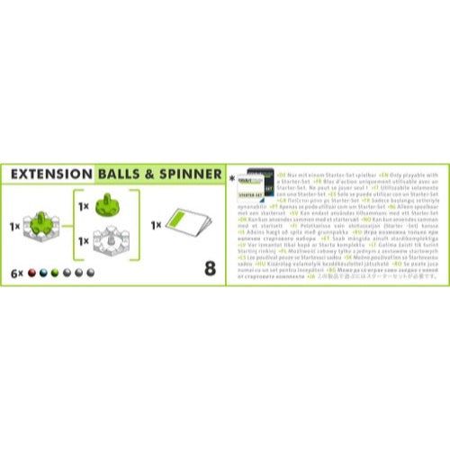 GraviTrax Action Pack Balls & Spinner