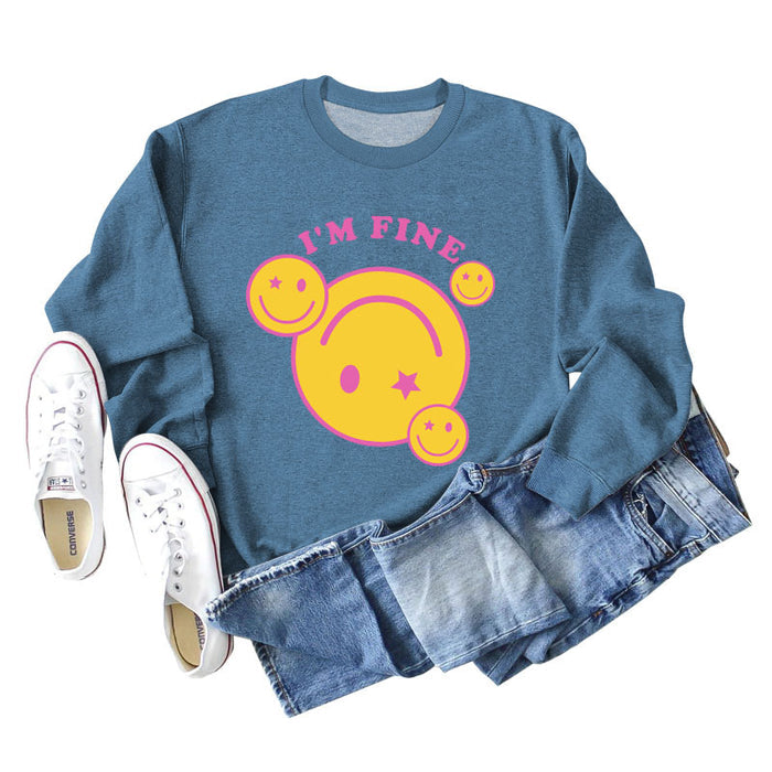 Blue sweater (color picture) / S