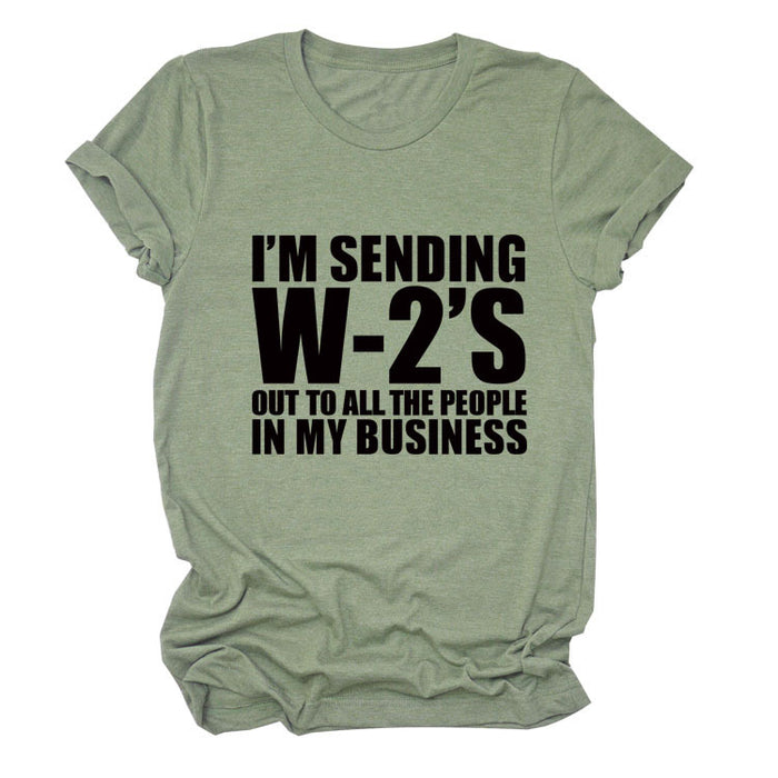 Olive green (black font) / S