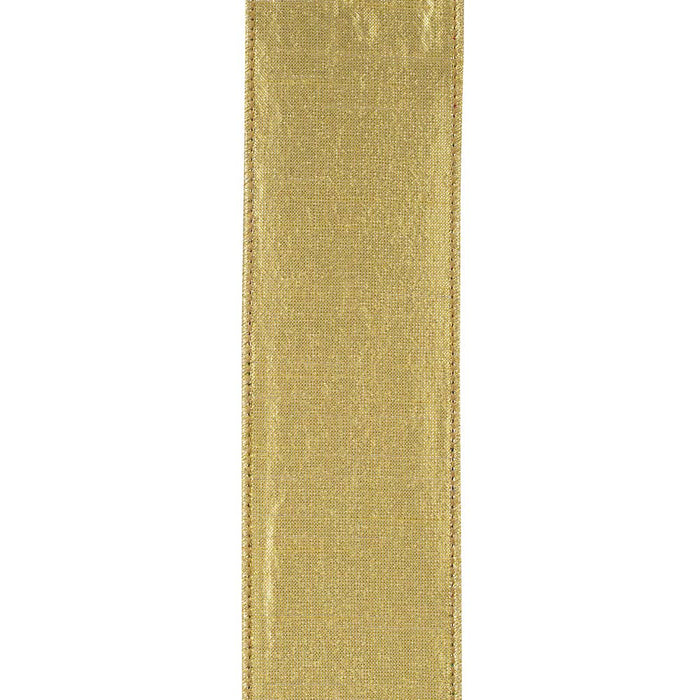 Multicolor jewel-tone metallic harlequin check wired ribbon with pink, red, green, blue, purple, and gold diamond pattern, 2.5 inches wide, shown in loose loops.