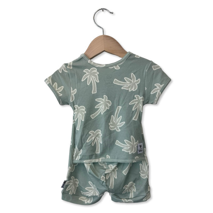 Keep Palm and Carry On Kid's Shorty Romper Luxe Edition | Cotton Bamboo Blend