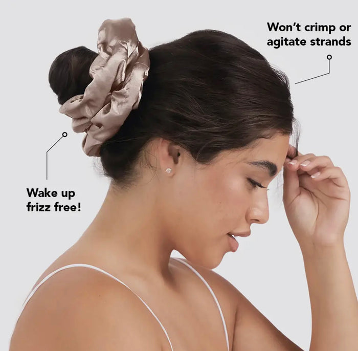 KITSCH SATIN SLEEP PILLOW SCRUNCHIES