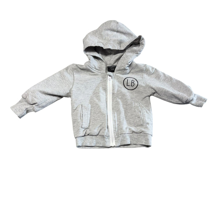 Little Bipsy | Gray Zip-Up Jacket | 6-12M
