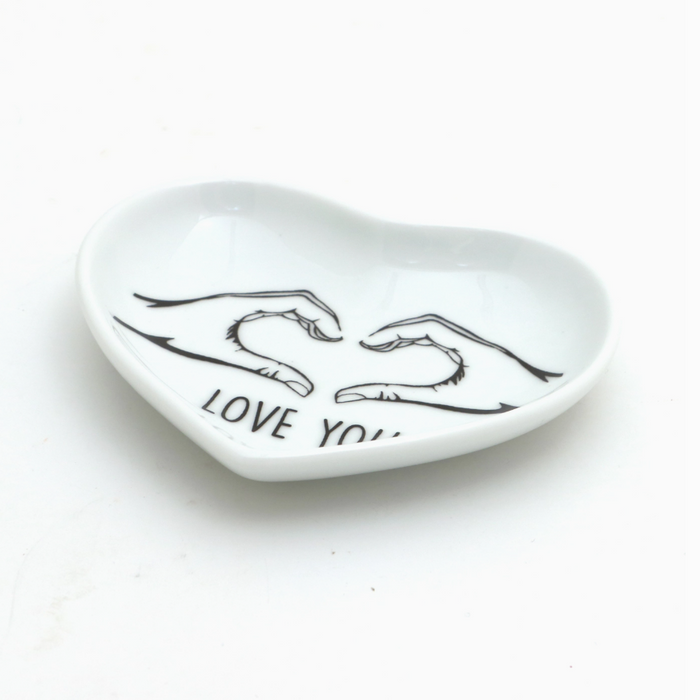 Love You, Heart Trinket Dish