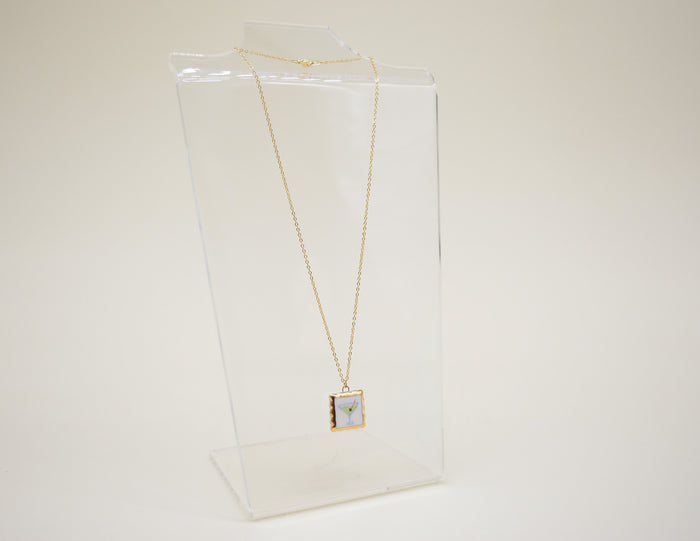 Martini Portrait Necklace - Gold