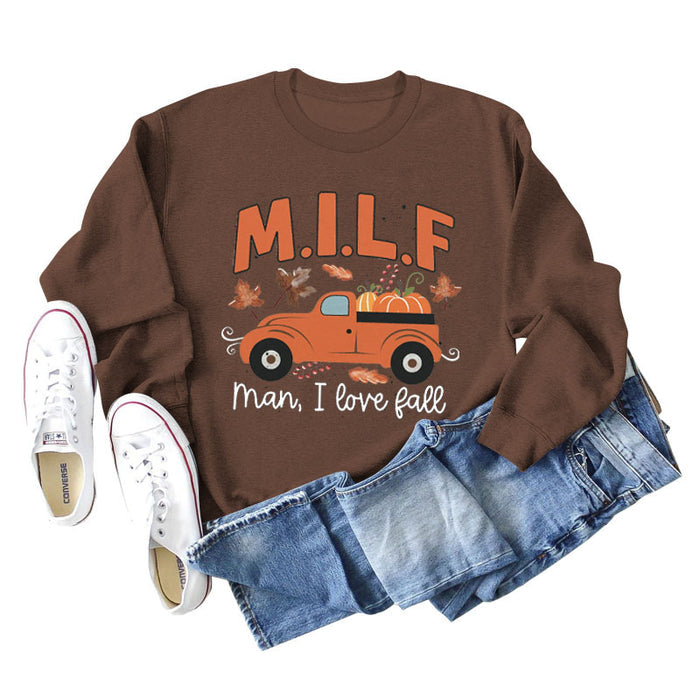 Coffee color sweater (white color picture) / S
