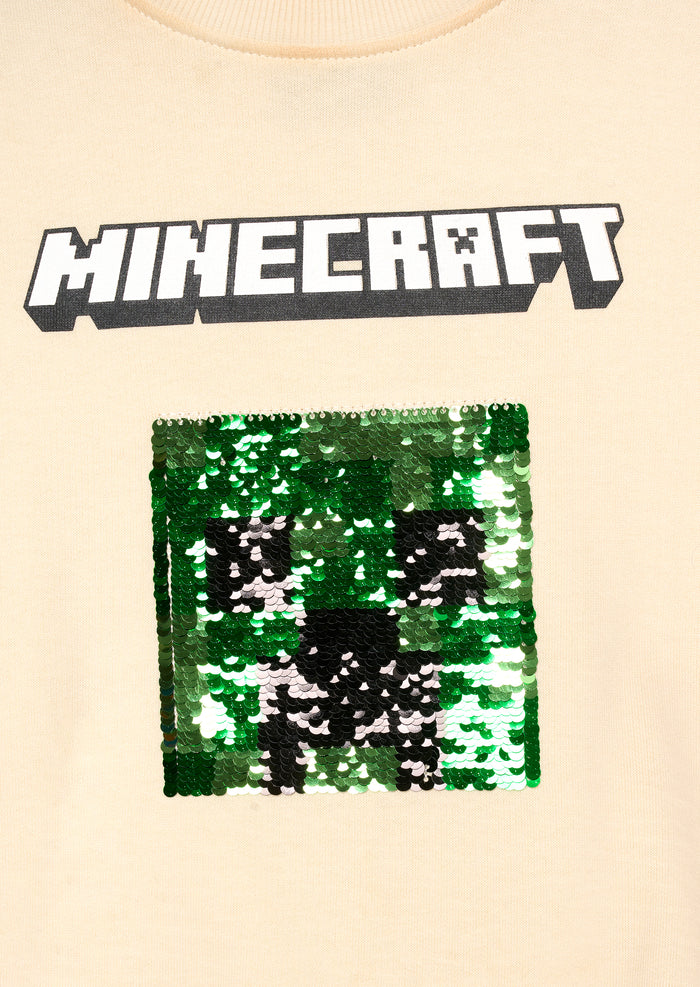 Minecraft Sequin Sweatshirt