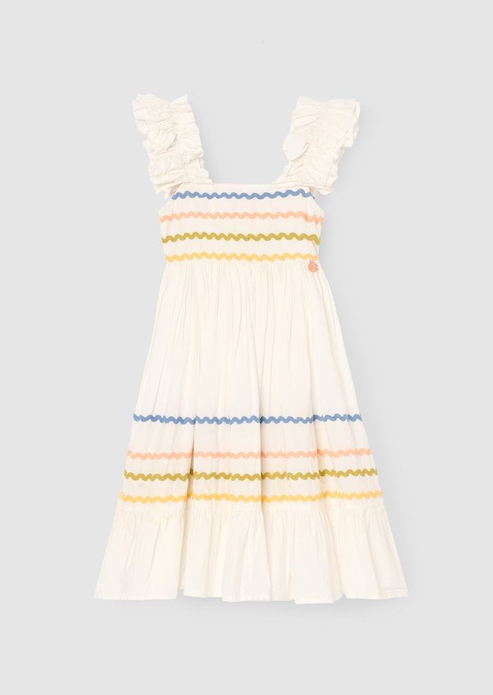 Monique Ric Rac Detail Maxi Dress