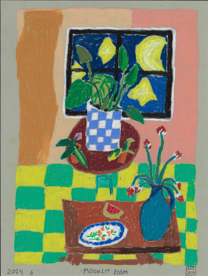 "Moonlit Room" - Noah Mackenzie Original Drawing 2024