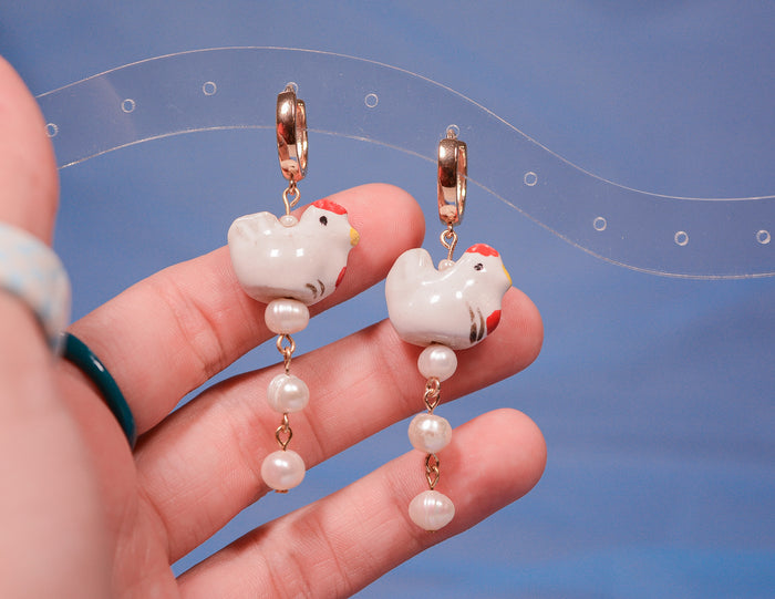 Mother Hen Earrings