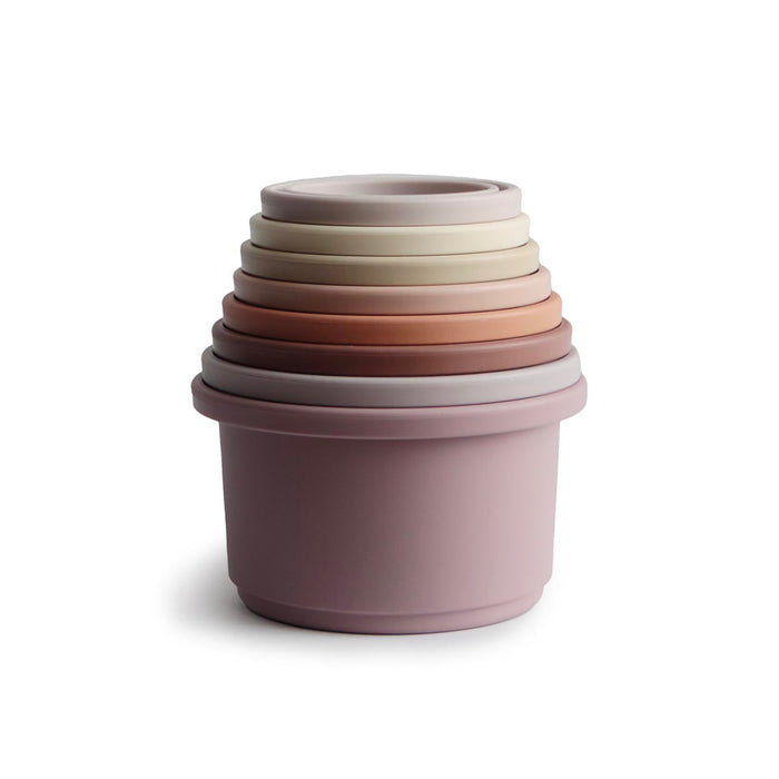 Mushie Stacking Cups - Tiny Tots Baby Store
