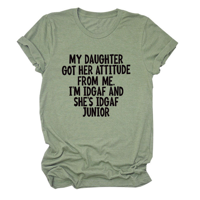 Olive Green (Black Font) / S