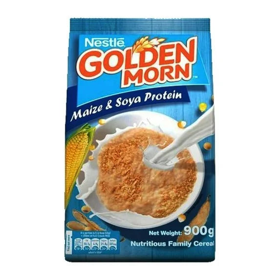 Nestle Golden Morn Nutritious Family Cereal Maize and Soya Protein 900g - Yado African & Caribbean Market
