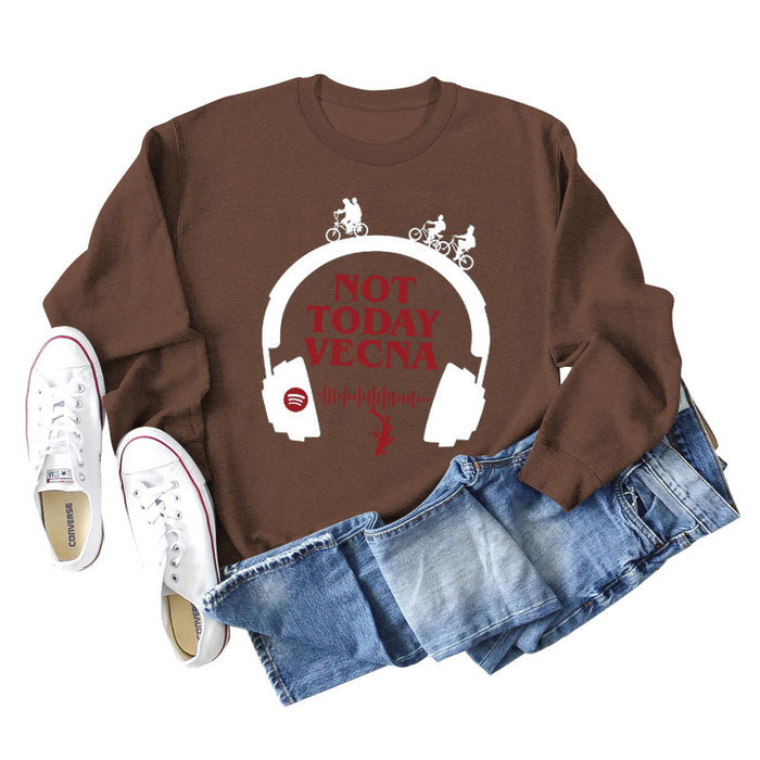 Coffee color sweater (white color picture) / S