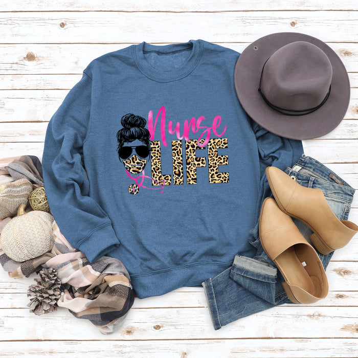 Blue sweater (color picture) / S