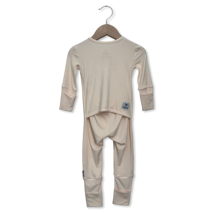 Oatmilk Day to Night Romper Luxe Edition | Cotton Bamboo Blend