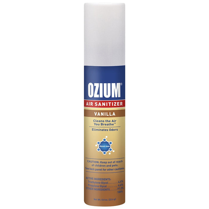 ozium air sanitizer vanilla travel size