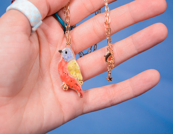 Painted Bunting Necklace