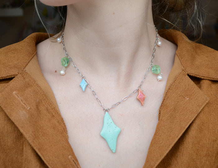 Retro Diamond Necklace