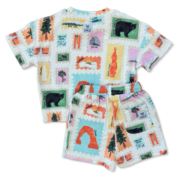 Road Trip CALM CLOUD Short Kid's Set