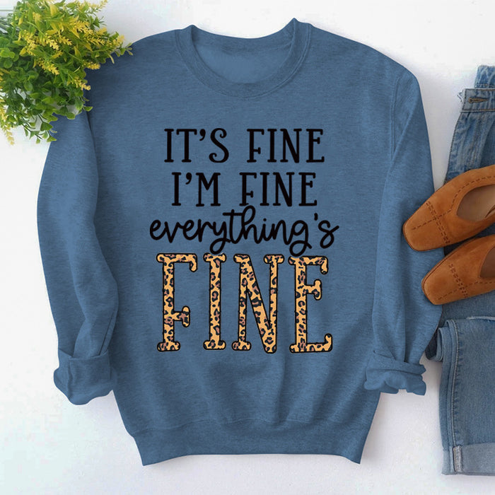 Blue sweater (black color picture) / S