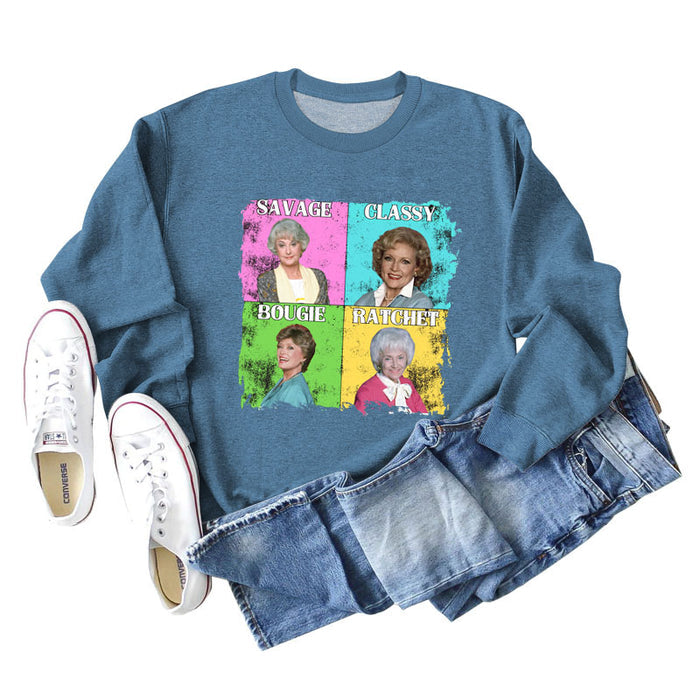 Blue sweater (color picture) / S