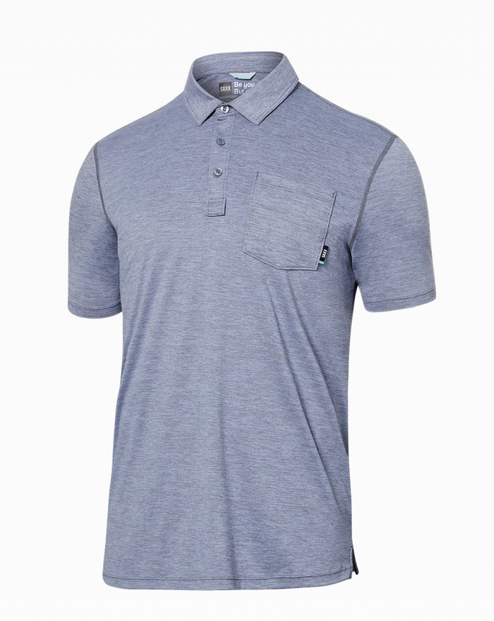 SAXX DROPTEMP ALL DAY COOL POLO