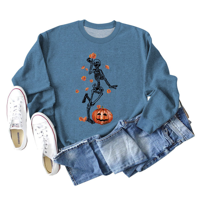 Blue sweater (black color picture) / S