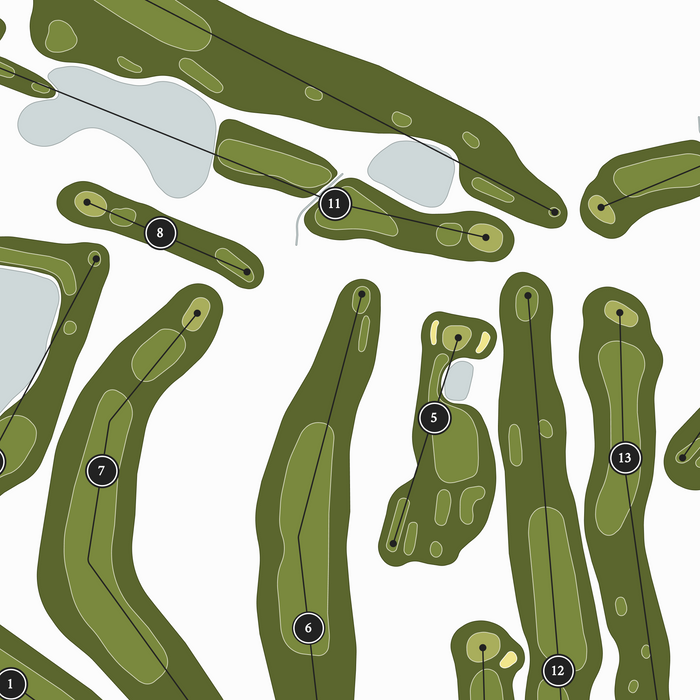 Southwick Golf Course | Golf Course Map | Close Up