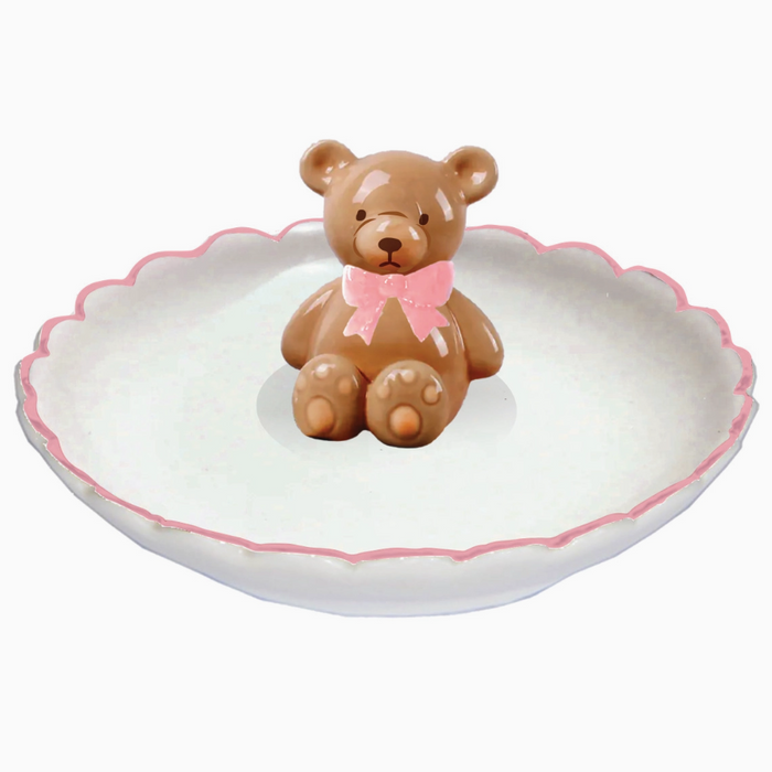 Teddy Bear Trinket Dish