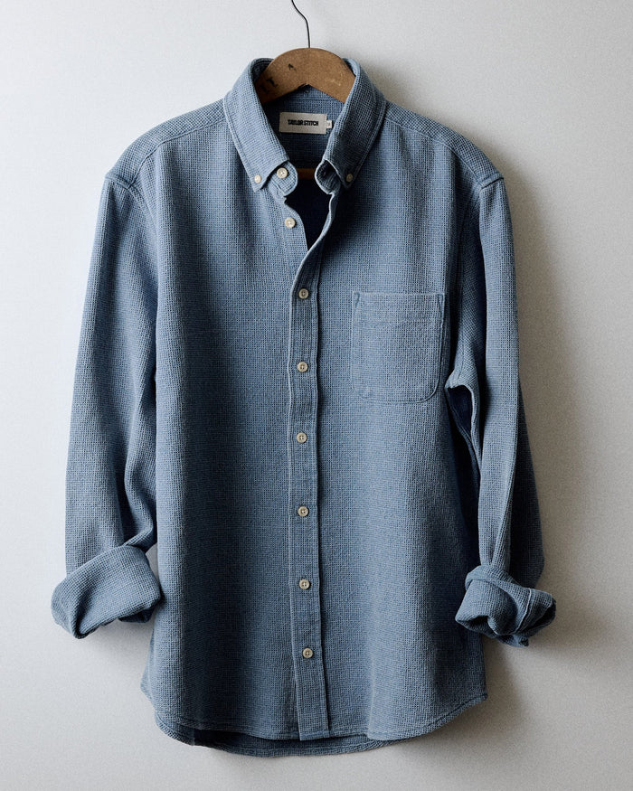 The Jack in Washed Indigo Waffle